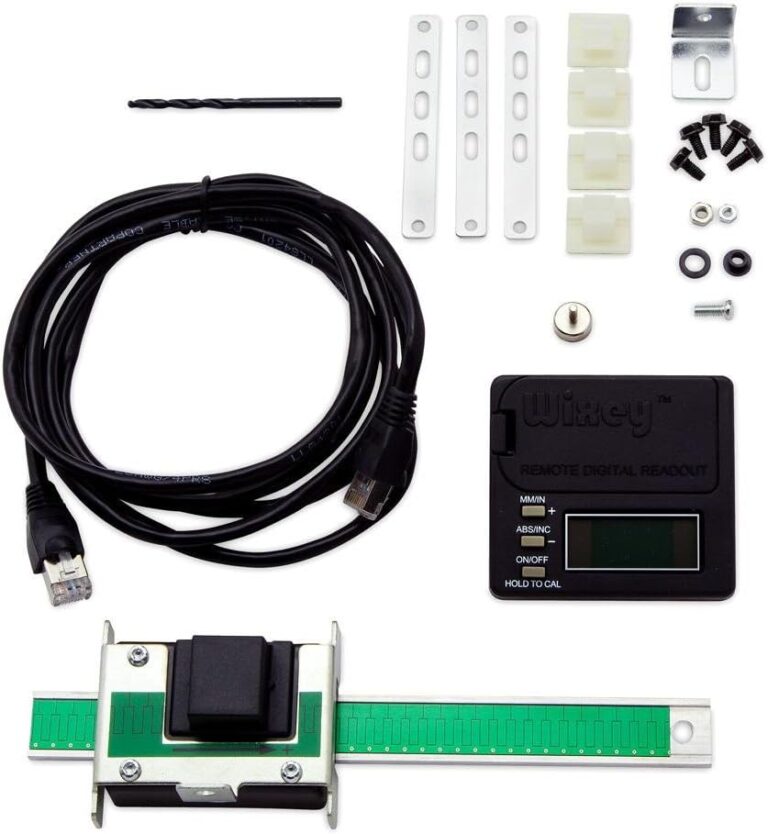 Wixey Digital Readout with Remote Display: 0.001″ Accurate Calipers for Exact Depth & Fractional Measurements