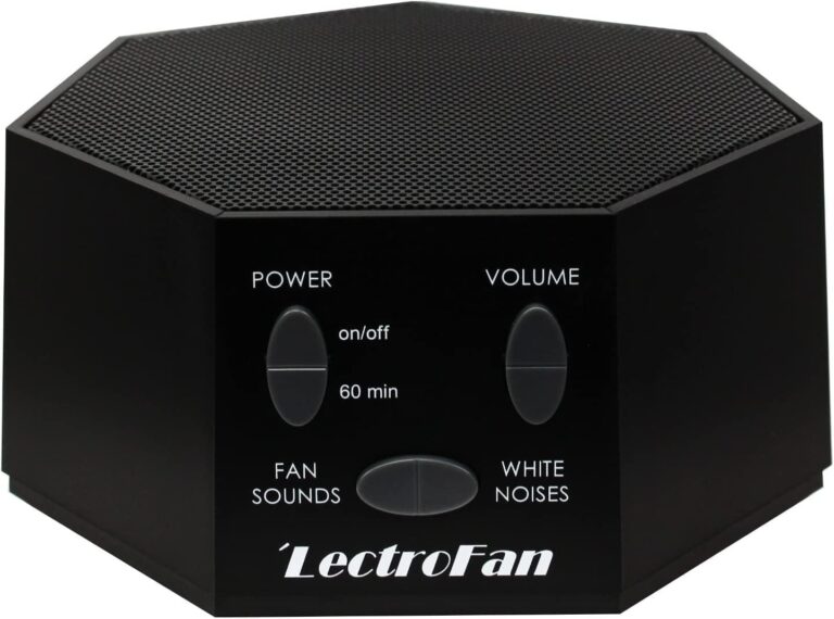 LectroFan Classic White Noise Machine – 20 Non-Looping Fan & White Noise Sounds for Sleep, Travel & Focus