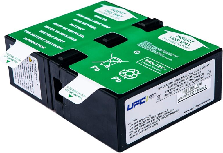 APCRBC124-UPC Replacement Battery for APC Back UPS 1300/1500VA | Compatible with RBC124, BX1500M, BR1300G, BR1500G