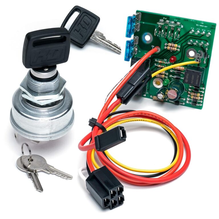 HD Switch AM132500 Ignition Module Key Switch OEM Upgrade for John Deere GX, GT, LX, & 300 Series Tractors