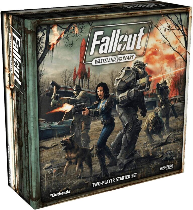 Fallout: Wasteland Warfare Two-Player Starter Set | Officially Licensed Miniatures Strategy Game