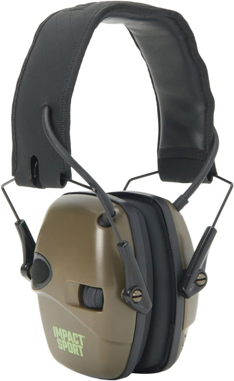 Howard Leight Impact Sport Bluetooth Shooting Earmuffs | 21dB Noise Attenuation, Bluetooth Audio, Electronic Hearing Protection