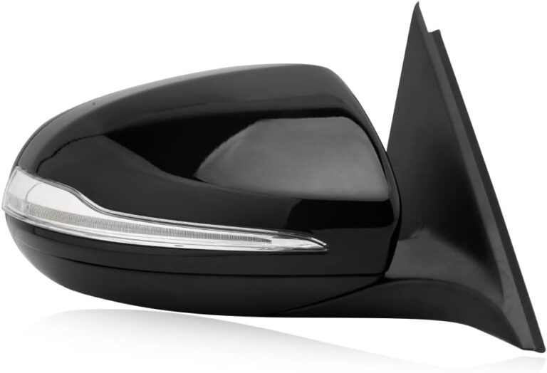 W205 Side Mirror for 2015-2021 Mercedes C Class C180 C260 C300 | Passenger Side with Electrical Folding, Blind Spot & Heated