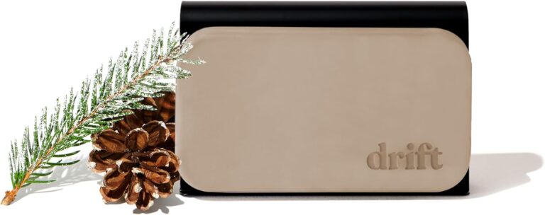 Drift Car Air Freshener – Stone Scent Diffuser with Metal Clip | Long-Lasting Pine Scent Kit, Odor Eliminator