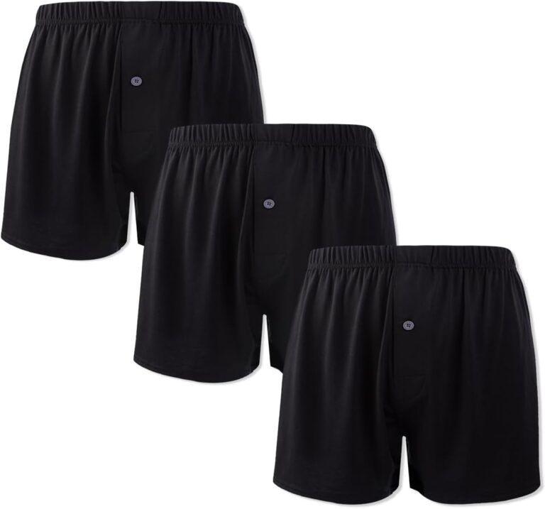 BAMBOO COOL Men’s Boxer Shorts – Classic Fit, Soft & Breathable Casual Underwear for Men