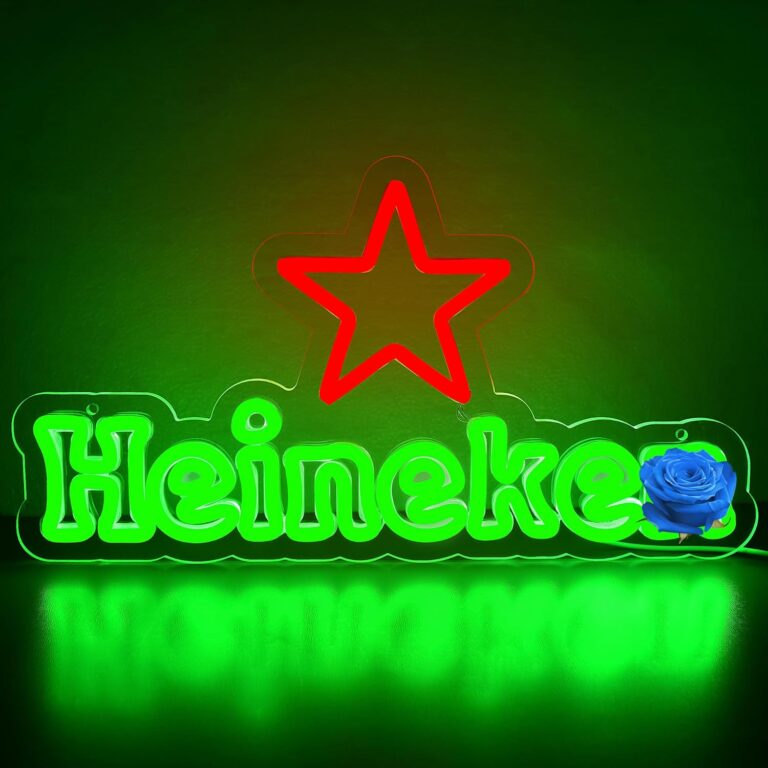 Dimmable Beer Neon Sign for Wall Decor | 16.1×8.7in LED Bar Light for Man Cave, Pub, Restaurant & Party Gift (ZYLD214)