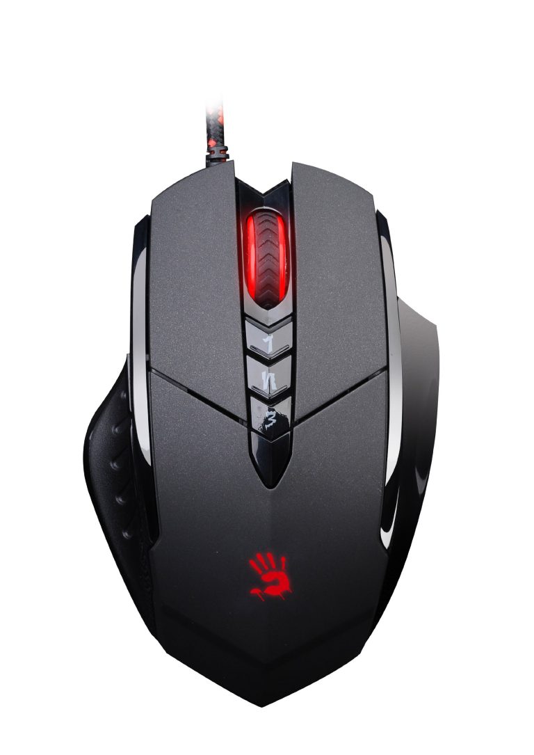 Bloody V7 Ergonomic Claw Grip Gaming Mouse Review: 3200 DPI, 8 Programmable Buttons, and Rubberized Black Coating for Precision Automation