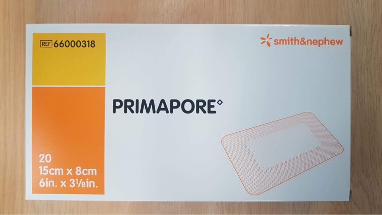 Smith & Nephew Primapore Sterile Island Dressing 3-1/8 x 6 Inch: Nonwoven Polyester Wound Care for Optimal Absorbency and Protection
