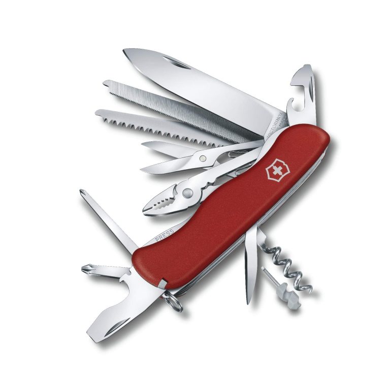 Victorinox Work Champ Swiss Army Knife: 21-Function Precision Multi-Tool with Pliers, Saw & Screwdrivers for Heavy-Duty Tasks