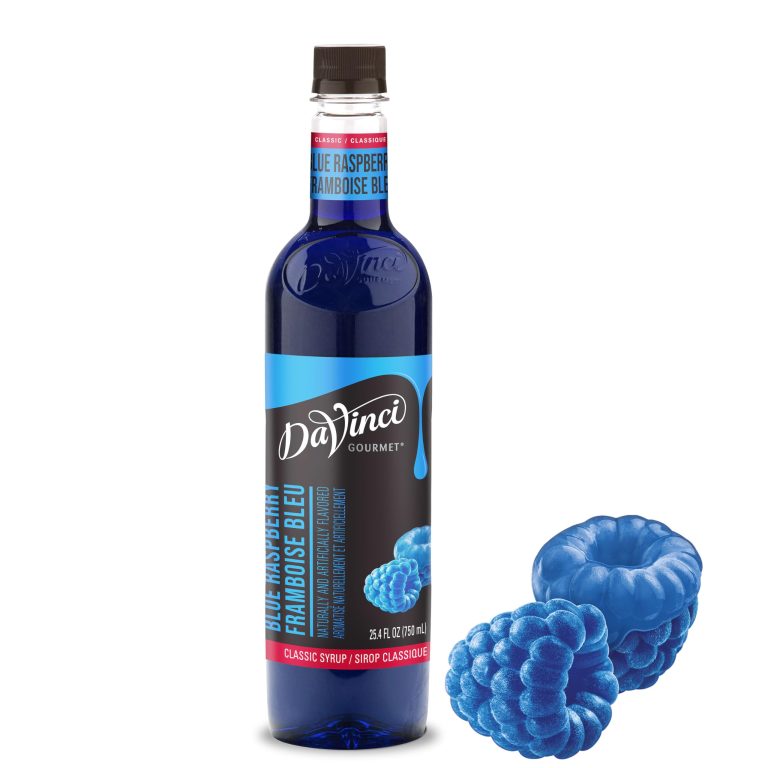 DaVinci Gourmet Classic Blue Raspberry Syrup – 25.4 oz Premium Barista-Grade Concentrate for Authentic Flavor Profiles