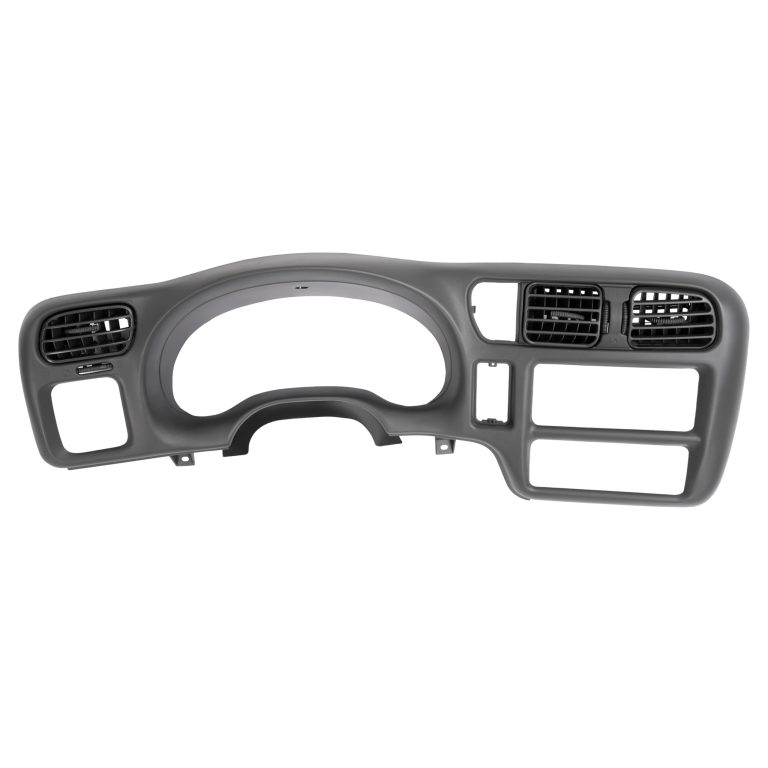 KUAFU Dash Trim Bezel Cover for 1998-2004 Chevy S10/Blazer GMC Jimmy: Premium ABS Plastic Single DIN Radio Panel Replacement