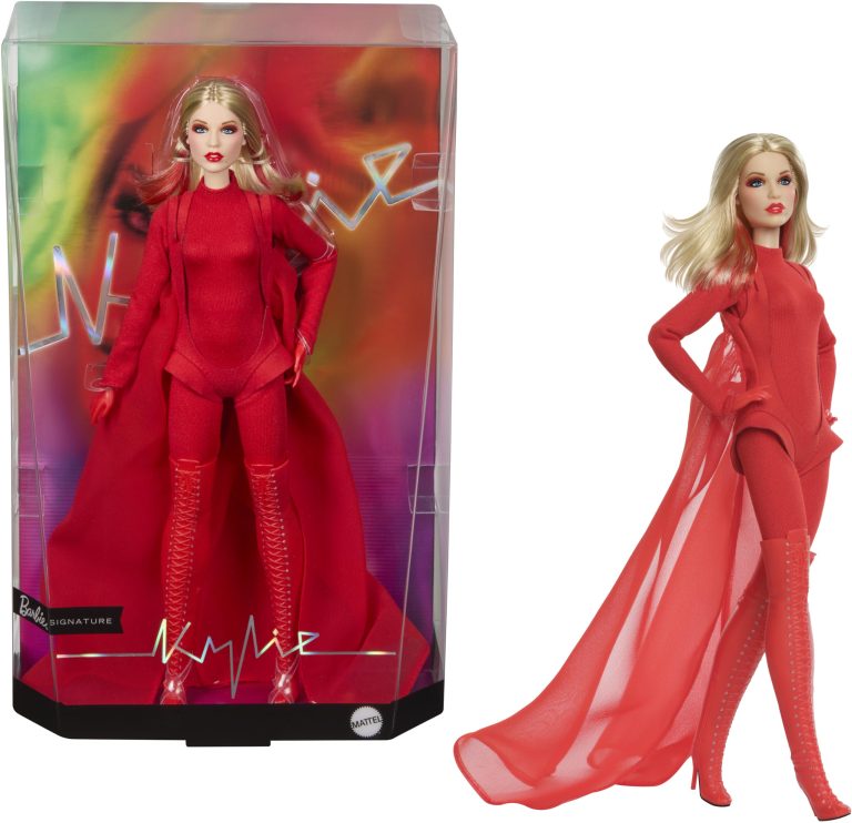 Barbie Signature Kylie Minogue Padam Padam Collectible Doll: Red Bodysuit, Chiffon Cape & Lace-Up Boots – Expert Review