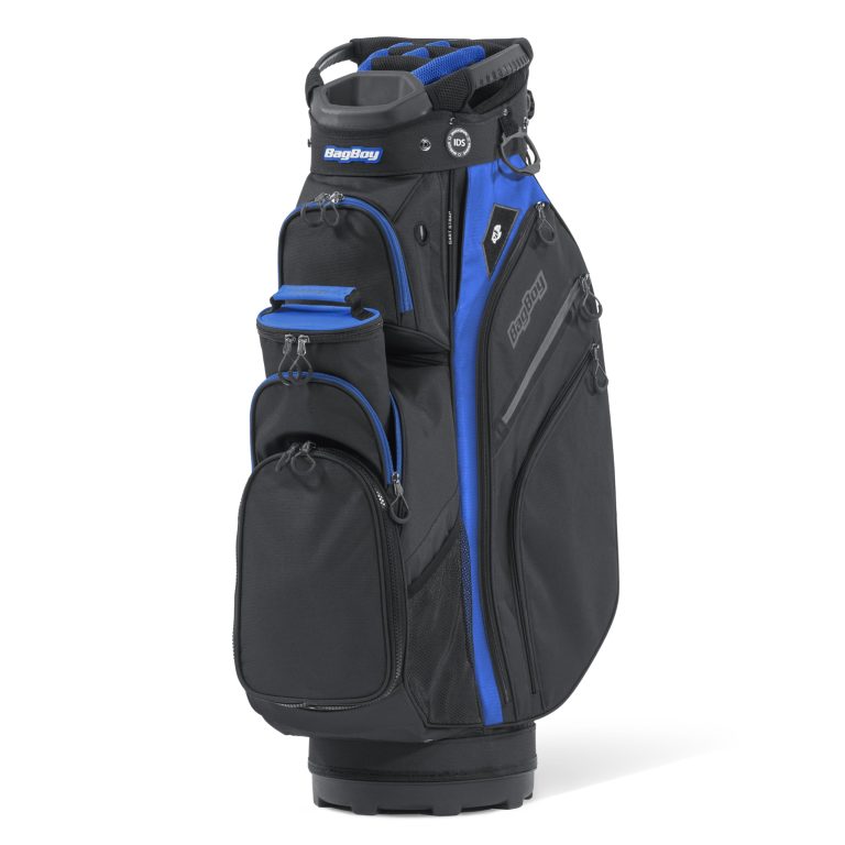 Bag Boy Chiller Pro Golf Cart Bag: 14-Way Full-Length Dividers, Rubberized Putter Well & Removable Cooler for Serious Golfers