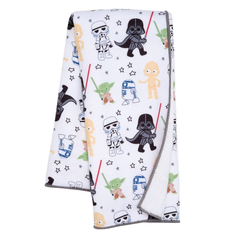 Lambs & Ivy Star Wars Classic Fleece Baby Blanket: A Soft Themed Throw for Little Fans