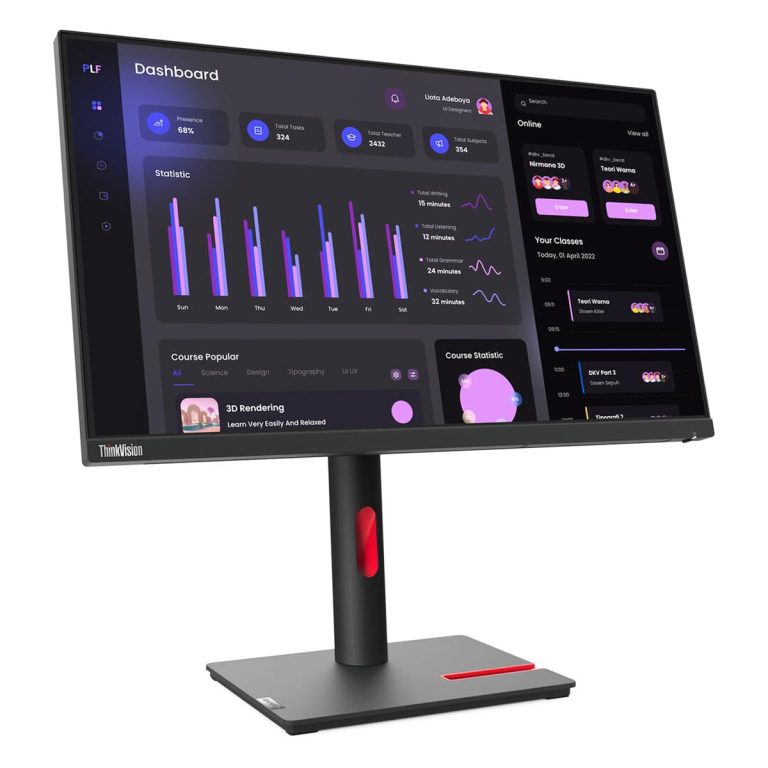 Lenovo ThinkVision T24i-30 Review: A Functional Office Monitor With a Few Trade-Offs
