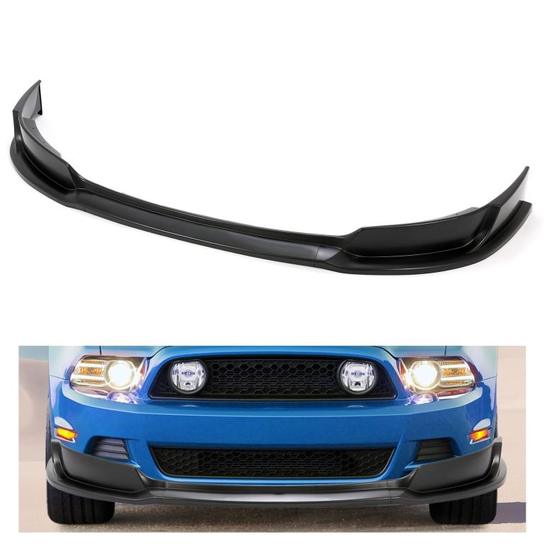 HECASA Front Bumper Lip for 2013-2014 Ford Mustang GT: A Budget-Friendly Lower Spoiler Option in Black PP Plastic
