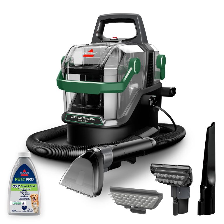 BISSELL Little Green Pet Pro: A portable carpet cleaner that handles stains and pet messes without overpromising
