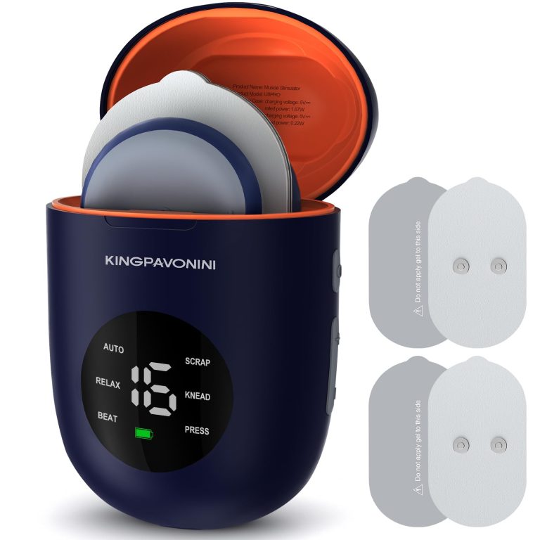 KingPavonini Wireless TENS Unit Review: A Portable Muscle Stimulator for Pain Relief with Dual Channels and Rechargeable Case